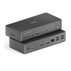 Vuelogic Station d'accueil USB C Double écran, 14-en-1 USB4 Gen3 Support 8K, 2X HDMI 4K, Compatible Thunderbolt 3, Ethernet, mul