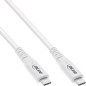 InLine Câble USB 4, 240 W USB-C vers USB-C, PD 3.1, 40 Go/s, 8K @ 60 Hz, Thunderbolt 3, pour écrans, disques durs, cartes graphi InLine Câble USB 4, 240 W USB-C vers USB-C, PD 3.1, 40 Go/s, 8K @ 60 Hz, Thunderbolt 3, pour écrans, disques durs, cartes graphi