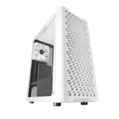 Mars Gaming MC-iPRO, Boîtier Professionnel ATX, Grille Frontale 3D Mesh, Fenêtre Latérale Verre Trempé, Ventilateur FDB Silencie