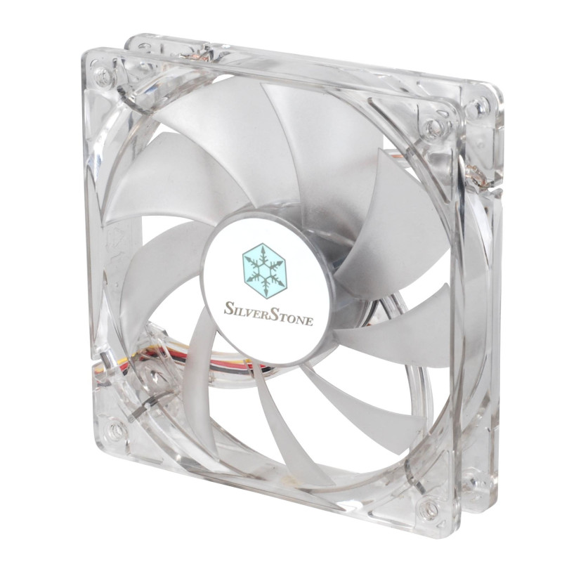 SilverStone SST-FN121-P-RL - Série FN Ventilateur de 120mm pour ordinateur, Bruit faible, Flux d'air performant, 9 pales, 4x LED SilverStone SST-FN121-P-RL - Série FN Ventilateur de 120mm pour ordinateur, Bruit faible, Flux d'air performant, 9 pales, 4x LED