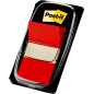 Post-it Marque-Pages Moyen dans un Dévidoir en Plastique, Rouge - 50 Marque-Pages, 25.4 mm x 43.2 mm - Pour Marquer, Surligner o Post-it Marque-Pages Moyen dans un Dévidoir en Plastique, Rouge - 50 Marque-Pages, 25.4 mm x 43.2 mm - Pour Marquer, Surligner o