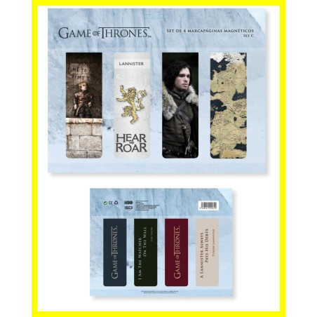 SD Toys Game of Thrones Marque-Page magnétique