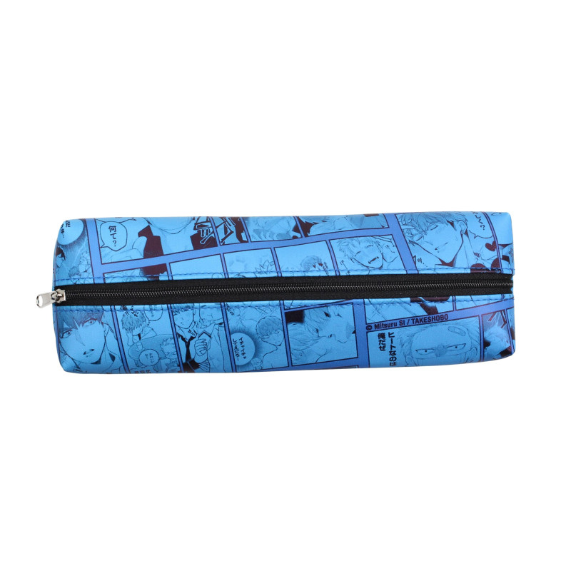 UCHIWA - Trousse à crayons bleue Megumi To Tsugumi - Dimensions 21 x 6 x 4 cm., bleu, Décontracté