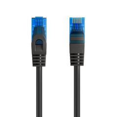 Câble Patch Ethernet Cat.5e U/UTP Transmission jusqu'à 1Gigabit, 2 connecteurs RJ45, câble PVC, CCA, AWG 26/7. Idéal pour la Tra