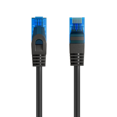 Câble Patch Ethernet Cat.5e U/UTP Transmission jusqu'à 1Gigabit, 2 connecteurs RJ45, câble PVC, CCA, AWG 26/7. Idéal pour la Tra
