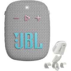 JBL Wind 3S Grey Enceinte Bluetooth Portable, 5 W RMS, Haut-Parleur 1,75", IP67 étanche et antipoussière, Bluetooth 5.0, USB-C,
