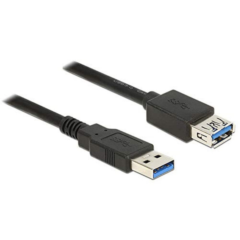 DeLOCK 85053 câble USB 0,5 m USB 3.2 Gen 1 (3.1 Gen 1) USB A Noir DeLOCK 85053 câble USB 0,5 m USB 3.2 Gen 1 (3.1 Gen 1) USB A Noir
