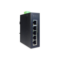 DIGITUS commutateur de réseau 5 ports - rail DIN ou montage mural - Gigabit Ethernet RJ45 femelles - rail DIN - 1 Gbit/s