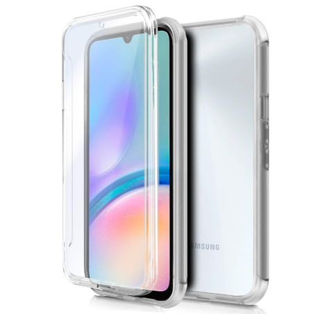 Coque Cool Silicone 3D pour Samsung A057 Galaxy A05s (Transparent Avant + arrière)