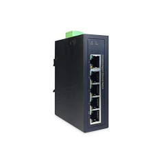 DIGITUS commutateur de réseau 5 ports - rail DIN ou montage mural - Gigabit Ethernet RJ45 femelles - rail DIN - 1 Gbit/s