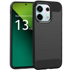 Coque Cool pour Xiaomi Redmi Note 13 Pro 5G / Poco X6 5G Carbone Noir