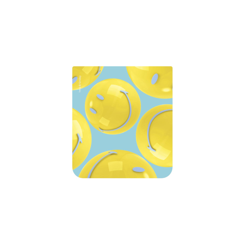 Samsung Galaxy Carte de Contenu Officielle Smiley 'Balloon' pour étui à Rabat Z FlipSuit 5, Bleu
