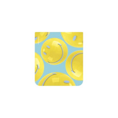 Samsung Galaxy Carte de Contenu Officielle Smiley 'Balloon' pour étui à Rabat Z FlipSuit 5, Bleu