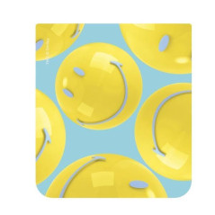 Samsung Galaxy Carte de Contenu Officielle Smiley 'Balloon' pour étui à Rabat Z FlipSuit 5, Bleu