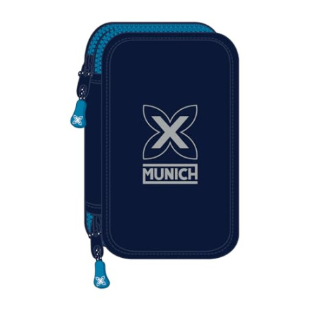 Safta Double Filling 28 Units Munich Nautic Pencil Case One Size