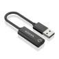 Convertisseur AISENS USB-A vers Audio 48 KHz USB-A/M-Jack 3,5/H Noir 10 cm Convertisseur AISENS USB-A vers Audio 48 KHz USB-A/M-Jack 3,5/H Noir 10 cm