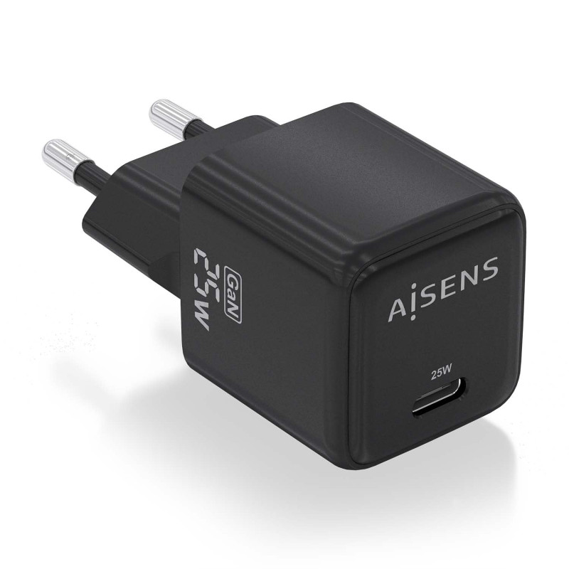 Aisens Chargeur Mural ASCH-25W1P013-BK 25 W Noir (1 unité)