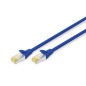 DIGITUS Câble LAN Cat 6A - 10m - RJ45 Câble réseau - S/FTP Blindé - Compatible Cat-6 & Cat-7 - Bleu DIGITUS Câble LAN Cat 6A - 10m - RJ45 Câble réseau - S/FTP Blindé - Compatible Cat-6 & Cat-7 - Bleu