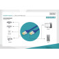 DIGITUS Câble LAN Cat 6A - 10m - RJ45 Câble réseau - S/FTP Blindé - Compatible Cat-6 & Cat-7 - Bleu DIGITUS Câble LAN Cat 6A - 10m - RJ45 Câble réseau - S/FTP Blindé - Compatible Cat-6 & Cat-7 - Bleu