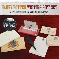 Paladone Harry Potter Coffret Cadeau Papier à Lettres avec Beuglantes, Plume d'Oie et Autres Accessoires