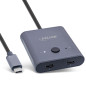 InLine Commutateur USB-C bidirectionnel (données et vidéo), 2 en 1 Sortie ou 1 en 2 Sorties, répartiteur/commutateur pour PC, vi InLine Commutateur USB-C bidirectionnel (données et vidéo), 2 en 1 Sortie ou 1 en 2 Sorties, répartiteur/commutateur pour PC, vi