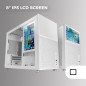 Mars Gaming MC-LCD, Boîtier PC Compact Micro-ATX, Ecran LCD IPS 8", Grille Latérale, Supérieure et Frontale Mesh, Fenêtre Latéra Mars Gaming MC-LCD, Boîtier PC Compact Micro-ATX, Ecran LCD IPS 8", Grille Latérale, Supérieure et Frontale Mesh, Fenêtre Latéra