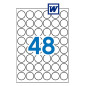 APLI 13882 - Étiquettes permanentes blanches Ø 30 mm 25 feuilles APLI 13882 - Étiquettes permanentes blanches Ø 30 mm 25 feuilles