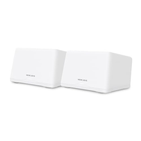 MERCUSYS WiFi 7 Mesh BE9300Mbps Tri-Bande Halo H47BE(2-Pack), Couverture jusqu'à 550 m², Connecter jusqu'à 200 Appareils, 3 Port