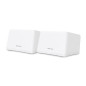 MERCUSYS WiFi 7 Mesh BE9300Mbps Tri-Bande Halo H47BE(2-Pack), Couverture jusqu'à 550 m², Connecter jusqu'à 200 Appareils, 3 Port MERCUSYS WiFi 7 Mesh BE9300Mbps Tri-Bande Halo H47BE(2-Pack), Couverture jusqu'à 550 m², Connecter jusqu'à 200 Appareils, 3 Port