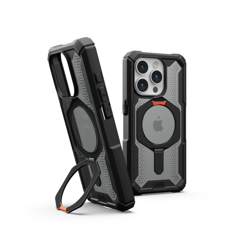 Urban Armor Gear Plasma XTE Case pour Apple iPhone 15 Pro Kickstand Housse [Chargement sans Fil/magnétique Compatible, Relevable Urban Armor Gear Plasma XTE Case pour Apple iPhone 15 Pro Kickstand Housse [Chargement sans Fil/magnétique Compatible, Relevable
