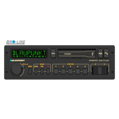 Blaupunkt Hamburg SQM 23 Dab, 1-DIN autoradio, Youngtimer-Design, Dab+, Bluetooth, kit Mains Libres, USB, Commandes au Volant, S