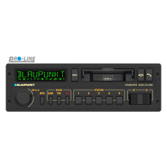 Blaupunkt Hamburg SQM 23 Dab, 1-DIN autoradio, Youngtimer-Design, Dab+, Bluetooth, kit Mains Libres, USB, Commandes au Volant, S