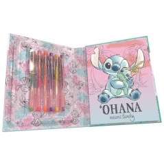 Disney Carnet de Notes avec stylos, Stitch