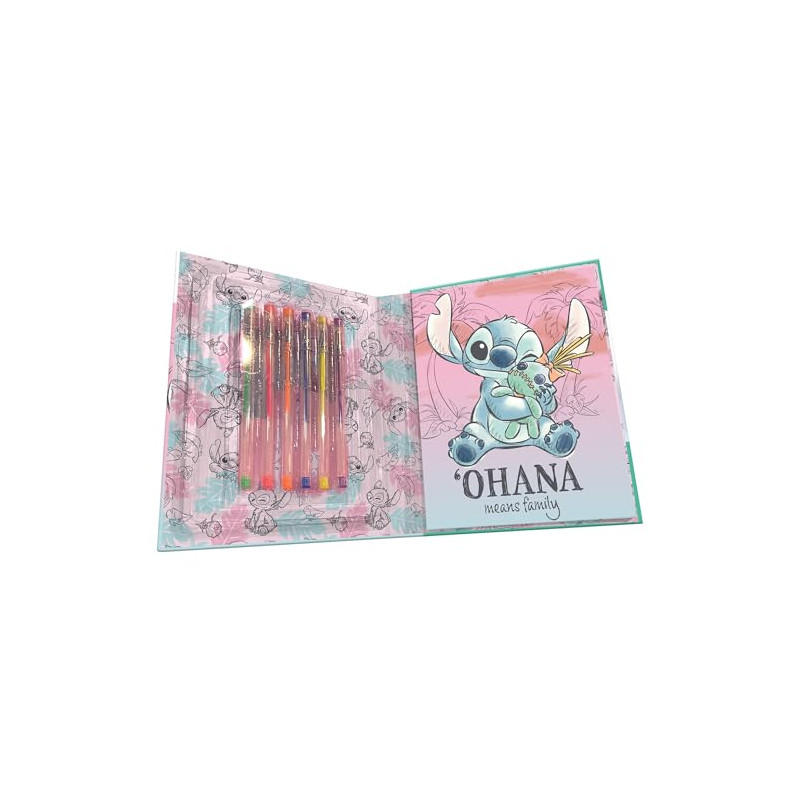 Disney Carnet de Notes avec stylos, Stitch Disney Carnet de Notes avec stylos, Stitch