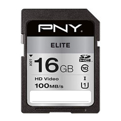 PNY Elite SDHC card 16GB Class 10 UHS-I U1 100MB/s