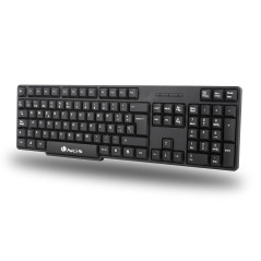 NGS Euphoria Kit idioma Portugués (QWERTY) - Combo Teclado y Ratón inalámbrico 2.4GHz, Clicks silenciosos. Compatible Con Mac/Wi