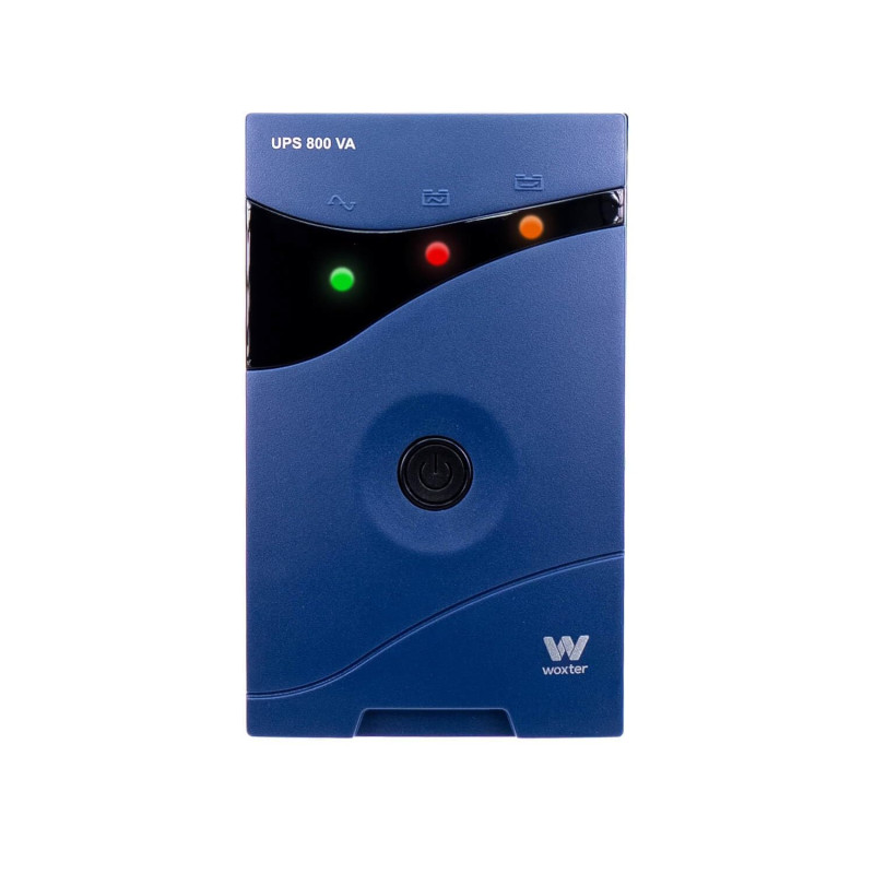 Woxter UPS 800 VA Alimentation d'énergie Non interruptible - Alimentations d'énergie Non interruptibles (800 VA, 480 W, 12 V, 7 