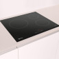 Balay 3EB864FR - Comptoir, Induction, Induction, Incastrable, 60 cm, 3, Noir/Lunette avant, Contrôle tactile facile à utiliser, 