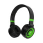 Techmade - Casque Bluetooth Pliable avec Microphone Intégré, Radio FM et Emplacement Carte SD, Couleur Vert Techmade - Casque Bluetooth Pliable avec Microphone Intégré, Radio FM et Emplacement Carte SD, Couleur Vert