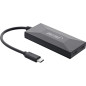 InLine® Hub USB 3.2 Gen 1 OTG, USB Type-C vers 3 Ports Type-A et 2 Ports Type-C, avec Bloc d'alimentation 3 A, Noir InLine® Hub USB 3.2 Gen 1 OTG, USB Type-C vers 3 Ports Type-A et 2 Ports Type-C, avec Bloc d'alimentation 3 A, Noir