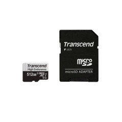 Transcend TS512GUSD350V Carte mémoire Micro SD U3 Full HD jusqu'à 100 Mo/s, pour Appareil Photo et Drones 512 Go 350 V