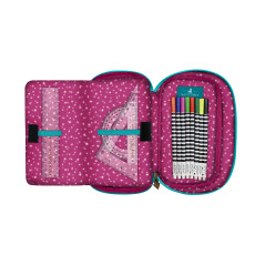 SANTORO- Plumier dépliable 45 pièces. Gorjuss Fairground Fireworks 12,5 x 22 x 6 cm, 1046GJ11, Multicolore