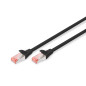 DIGITUS Câble LAN Cat 6-10m - RJ45 Câble réseau - S/FTP blindé - Compatible Cat 6A & Cat 7 - Noir DIGITUS Câble LAN Cat 6-10m - RJ45 Câble réseau - S/FTP blindé - Compatible Cat 6A & Cat 7 - Noir