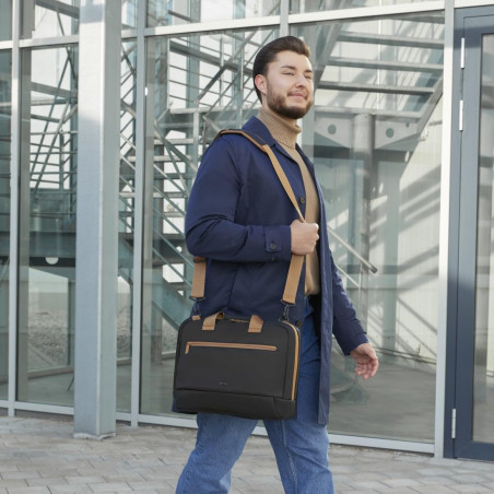 Hama "Ultra Lightweight Sacoche pour Ordinateur Portable de 15,6" à 16,2" - Bandoulière & Compartiment Rembourrés, Sac Ultra Lég