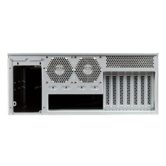 UNYKAch Boîtier Rack 19" UK4339V Format 4U Compatible avec réfrigérations liquides de 360 mm (Support Inclus), Fermeture à clé, 