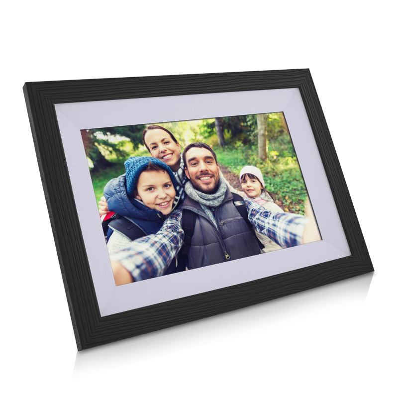 InLine WiFRAME 2 55821H Cadre photo numérique avec 3 cadres amovibles en bois de noyer WiFi 10,1" avec fonction tactile 1920 x 1 InLine WiFRAME 2 55821H Cadre photo numérique avec 3 cadres amovibles en bois de noyer WiFi 10,1" avec fonction tactile 1920 x 1