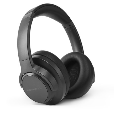 Energy Sistem Silent ANC - Écouteurs avec Annulation de Bruit (Hybrid ANC, Plastique recyclé, Bluetooth 5.3, Batterie 100 Heures
