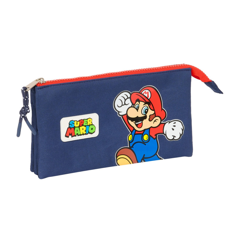 Safta Super Mario World Triple Estuche One Size