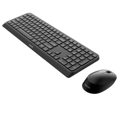 PHILIPS 3000 SERIES SPT6307B/16 CLAVIER RATON INCLUS RF SANS FIL QWERTY ANGLAIS NOIR