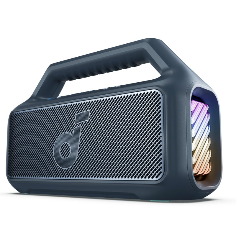 Soundcore Enceinte Bluetooth puissante Boom 2, Son de 80 W avec Caisson de Basse et BassUp 2.0, 24h, IPX7, USB-C, Bluetooth 5.3, Soundcore Enceinte Bluetooth puissante Boom 2, Son de 80 W avec Caisson de Basse et BassUp 2.0, 24h, IPX7, USB-C, Bluetooth 5.3,